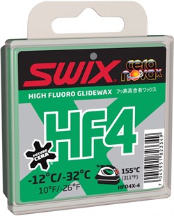 Мазь скольжения SWIX HF4X, (-12-32 C), Green, 40 g - фото 13377