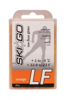 Мазь скольжения SKIGO LF, (+1-5 C), Orange 60 g - фото 17417