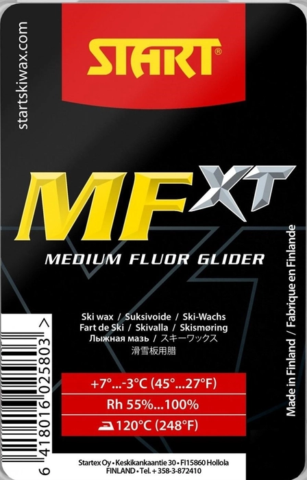 Мазь скольжения START MFXT, (+7-3 C), Red, 60 g 2580