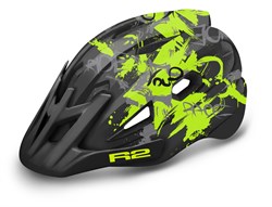 Шлем R2 WHEELIE black/neon yellow/gray