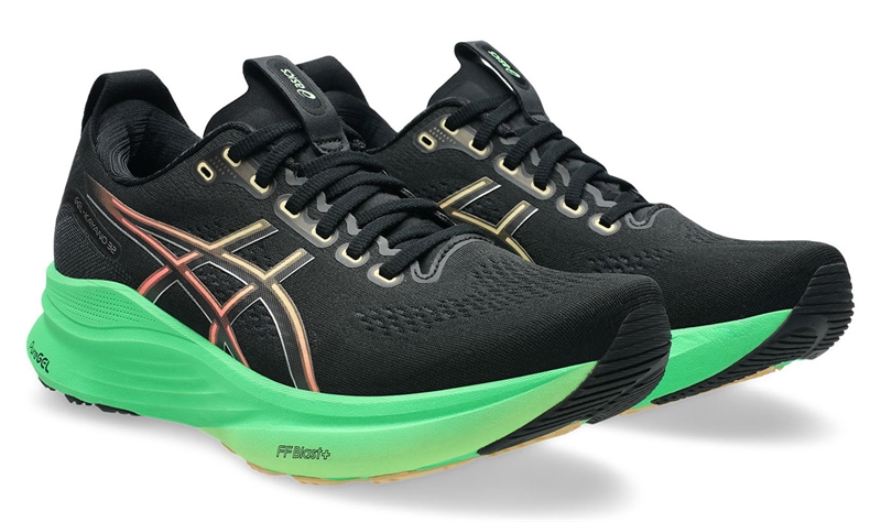 Кроссовки ASICS GEL-KAYANO 32 Black/Light green 1011C052-004