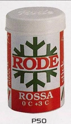 Мазь лыжная RODE, (+3-0 С), Rosso, 45g P50