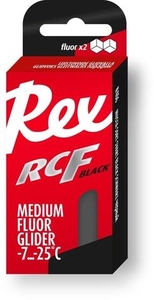 Мазь скольжения REX Racing Fluor Gliders, (-7-25 C), Graphite, 43g 406