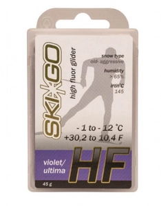 Мазь скольжения SKIGO HF, (-1-12 C), Violet 45 g 63013