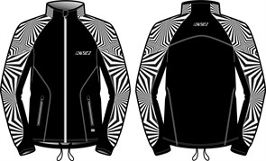 Куртка KV+ Lahti разминочная black/white