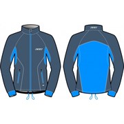 Куртка KV+ Cross разминочная Gre/Blue