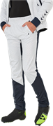 Лыжные разминочные брюки BIVIUM Баланс мужские white/blue