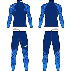 Комбинезон гоночный KV+ Lahti раздельный NAVY/BLUE 21V118.42 - фото 21621