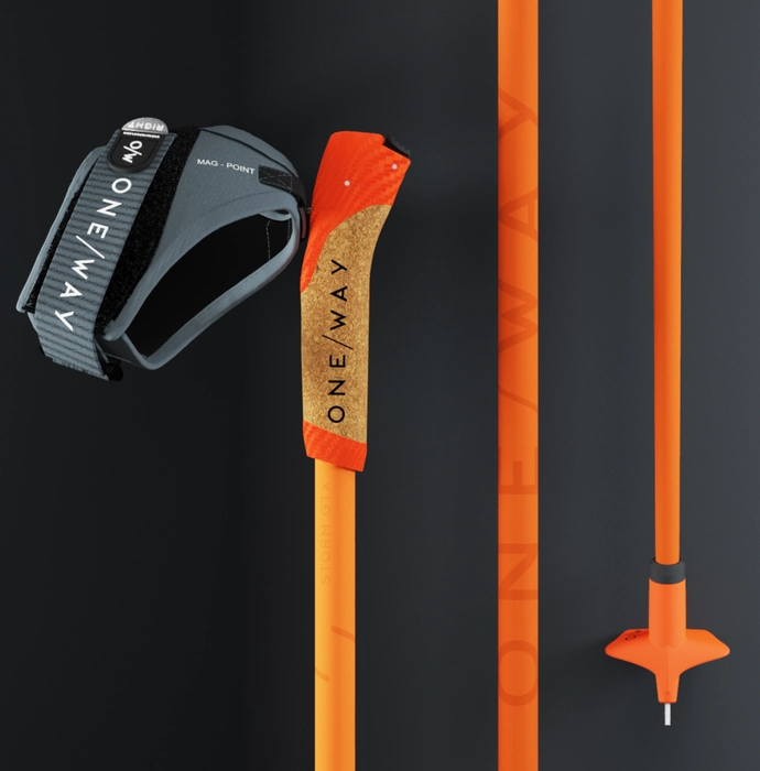 Палки лыжные ONE WAY STORM GTX orange