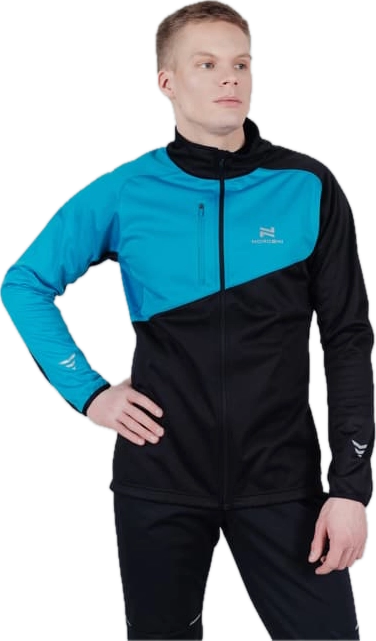 Лыжный разминочный джемпер мужской NORDSKI Premium BLUE/BLACK 800170