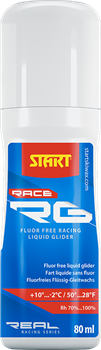Жидкая мазь скольжения START RG RACE, (+10-2 C), Red, 80 ml 2478 - фото 26903