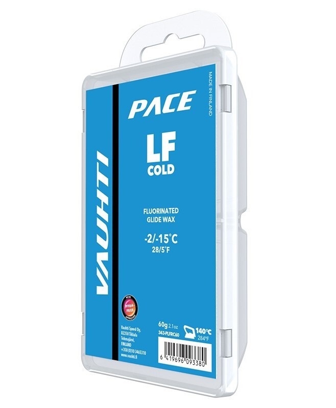 Мазь скольжения VAUHTI PACE LF Cold, (-2-15 C), 60 g PLFRC60 - фото 26967