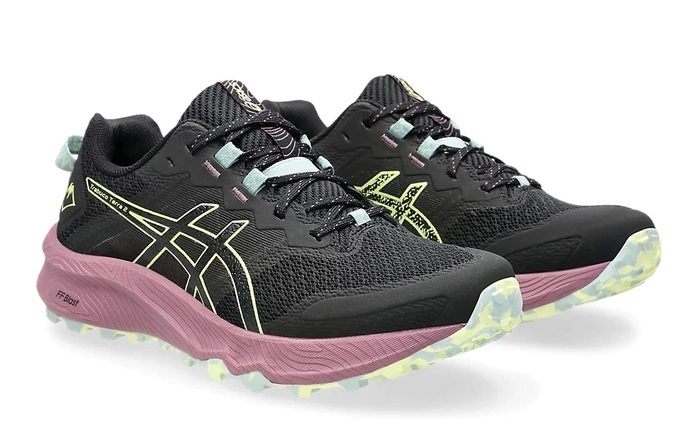 Кроссовки ASICS TRABUCO TERRA 2 женские Black/Huddle Yellow 1012B427-004