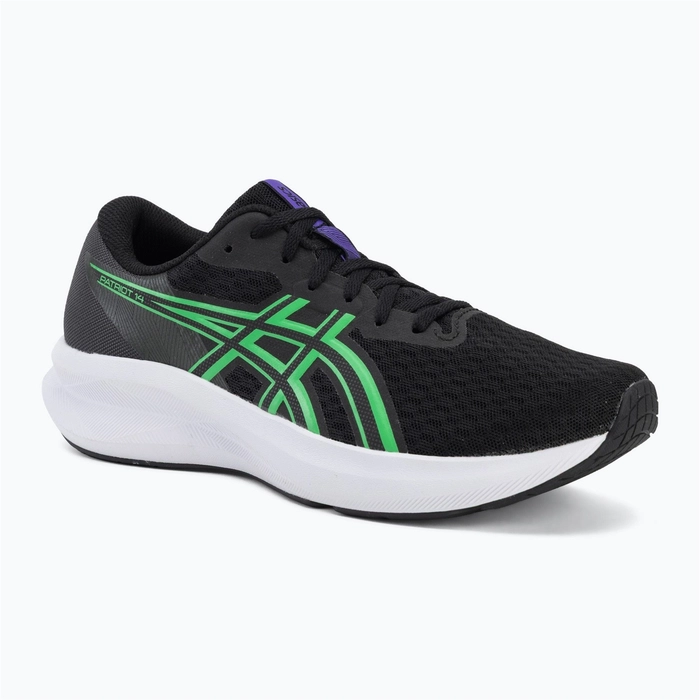 Кроссовки ASICS PATRIOT 14 Black/Vital Green 1011C050-006