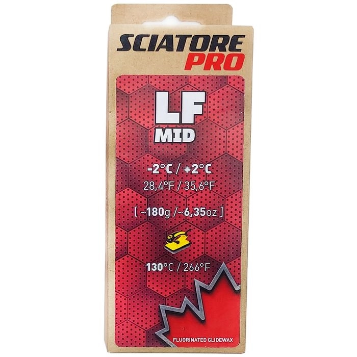 Мазь скольжения SCIATORE LF MID, (+2-2 С), Red, 180 g 61545