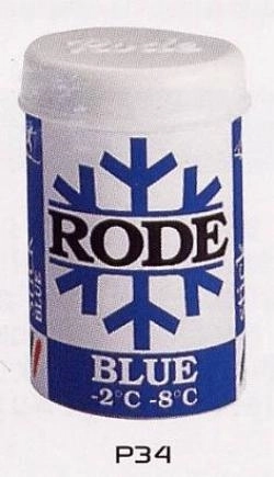 Мазь лыжная RODE, (-2-8 С), Blue, 45g P34