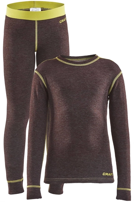 Комплект термобелья CRAFT Merino детский борд 1909714-480200