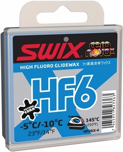 Мазь скольжения SWIX HF6X, (-5-10 C), Blue, 40 g HF06X-4