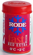 Мазь лыжная RODE Fluor, (+2-0 С), Red Extra, 45g