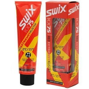 Клистер со скребком SWIX (+15+2 C), Red Extra Wet, 55 g KX75