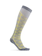 Носки CRAFT Pattern Compression Black/yellow