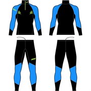 Комбинезон гоночный KV+ Lahti раздельный BLACK/BLUE 21V118.12