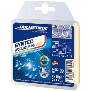 Мазь скольжения HOLMENKOL SYNTEC World Cup HF WET, (0-6 C), 2х35г 24552